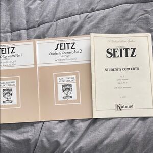 Seitz Student's Concerto Sheet Music Set